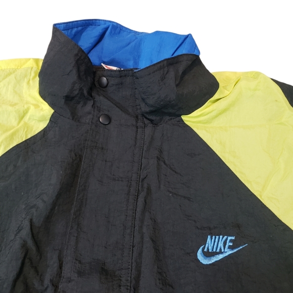Vintage Nike Jacket Size Medium Windbreaker Jacket Full Zip Up Lined Activewear - Picture 4 of 11